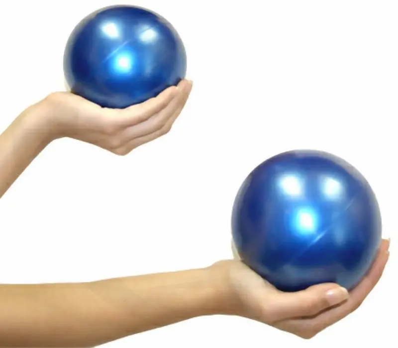 1-Lb Weighted Pilates Ball Set – Pair For Core Stability 1