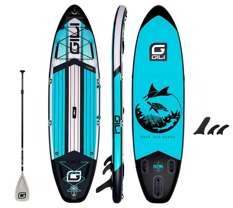 10-Foot Mako Inflatable Sup Board With Complete Paddle Package 1