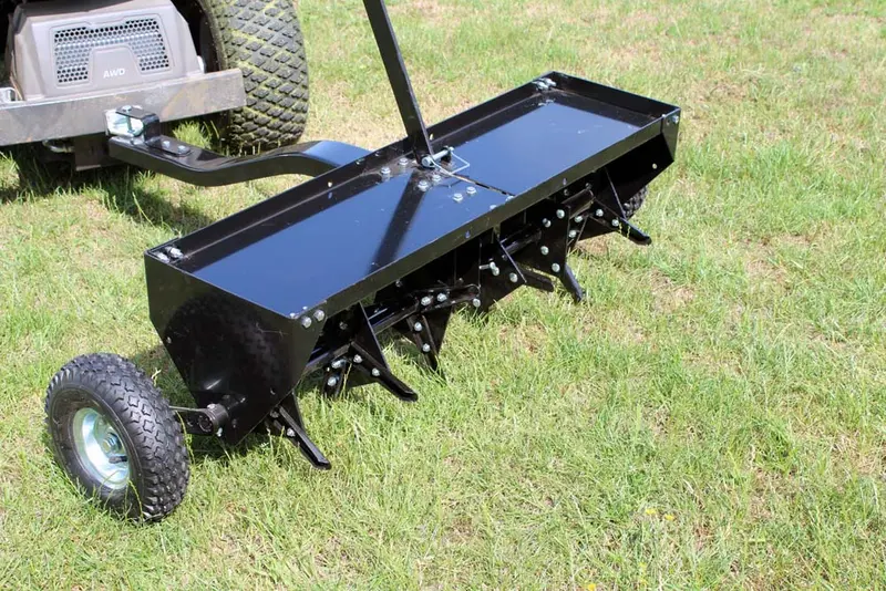 102 Cm Lawn Aerator – Tractor- And Atv-Compatible Core Aerator For Grass 1