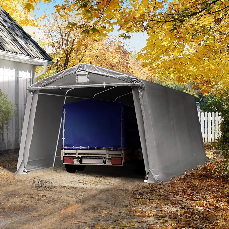 3.3X4.8M Carport Garage Tent – Durable Shelter For Vehicle Protection 1