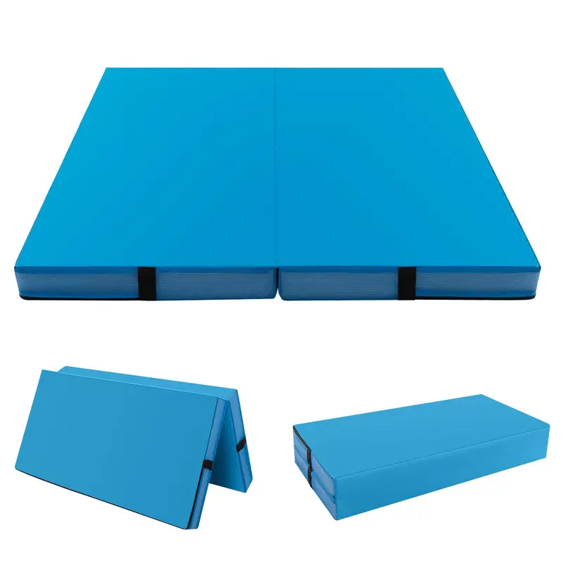 4-Inch Thick Folding Gymnastics Mat – Non-Slip, High-Density Training Pad 1