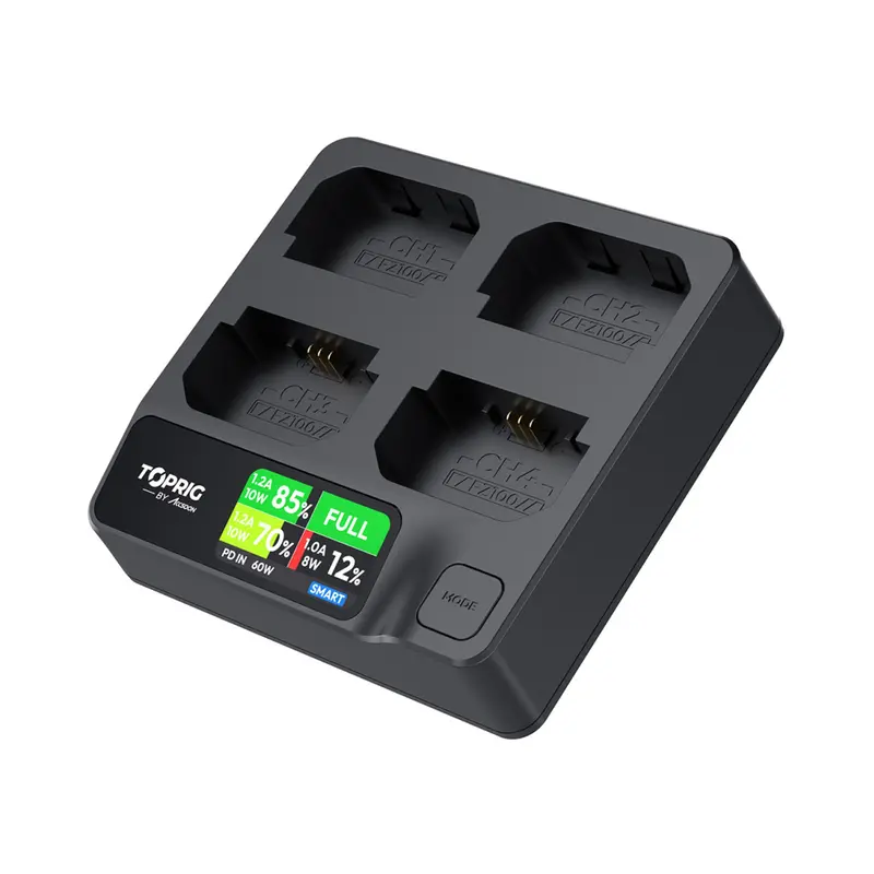Accsoon Toprig 100W Quad-Slot Fast Charger For Np-Fz100 Batteries 1
