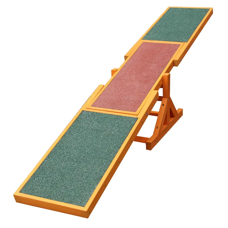 Adjustable Dog Agility Rocker – 180X30X30 Cm Training Balance Tool For All Sizes 1
