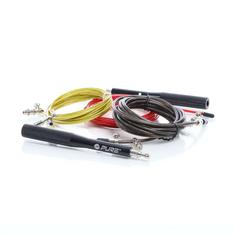 Adjustable Skipping Rope – 285Cm Max Length, Triple-Weight Options, Ball-Bearing Handles 1