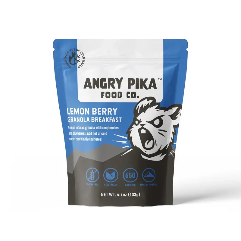 Angry Pika Lemon Berry Granola – Tart & Sweet Energy Mix 1