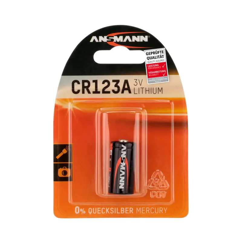 Ansmann Cr123A 3V Lithium Primary Battery 1