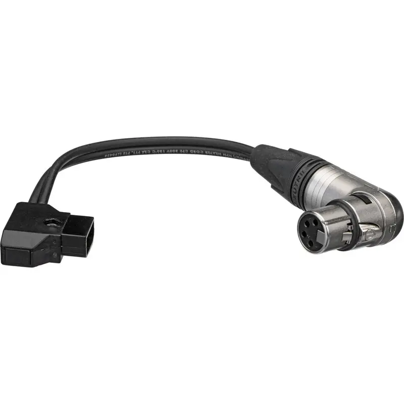 Anton Bauer 9-Inch P-Tap To 4-Pin Xlr Power Cable 1