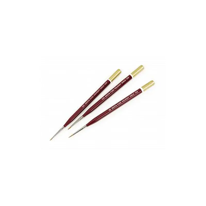 Arista Fine-Tip Spotting Brush Set (0, 00, 000) – 3-Piece 1