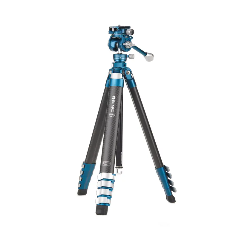 Benro Cyanbird Carbon Fiber Tripod Kit – 5-Section Design With Fs20Pro 2-In-1 Hybrid Head (Tripod + Fluid Head) 1