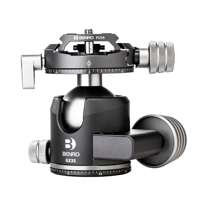 Benro Gx35 Low-Profile Ball Head For Professional Dslr And Mirrorless Systems 1