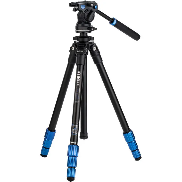Benro Slim Aluminum Video Support Kit – Lightweight Tripod System 1