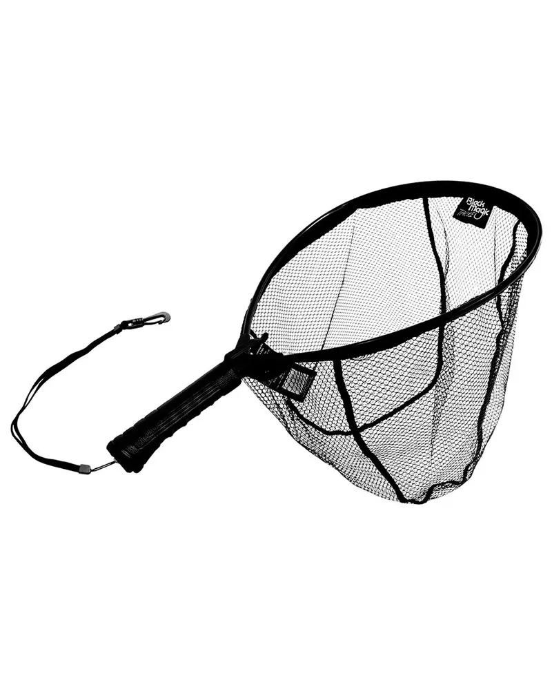 Black Magic Compact Surf Net – Short-Handle Landing Net For Beach Fishing 1