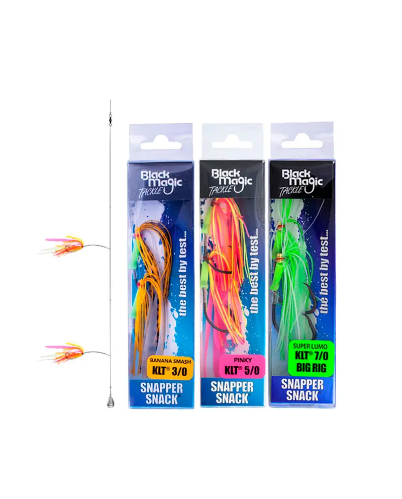 Black Magic Snapper Snack Rig – Pre-Rigged 5/0 Circle Hook Setup For Snapper 1
