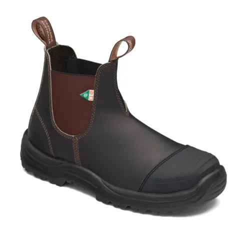 Blundstone 167 Work Boot – Rubber Toe Cap, Stout Brown 1