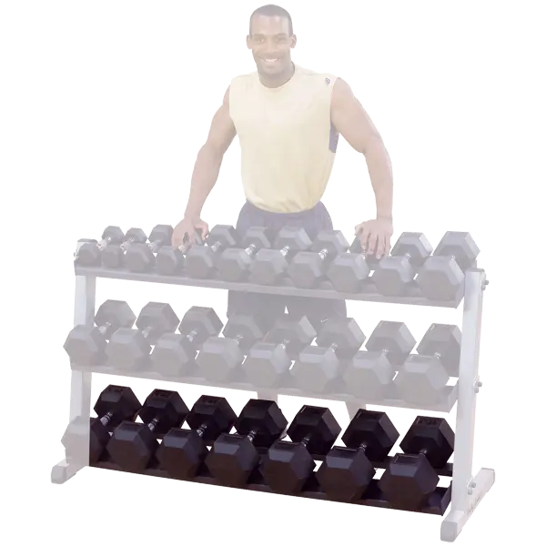 Body-Solid Gdr60 Optional Third-Tier Dumbbell Shelf – Final Clearance 1
