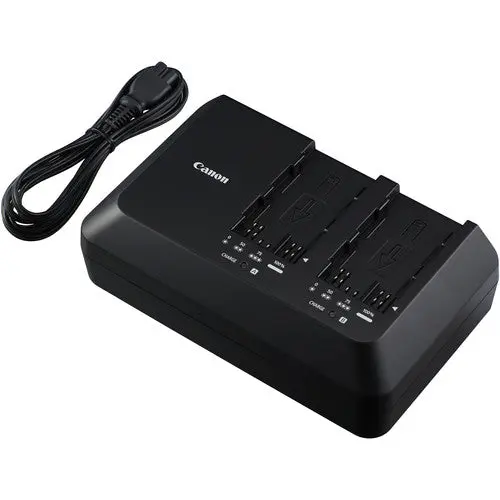 Canon Lc-E6Eh Dual Battery Charger For Eos C300 Mark Ii 1