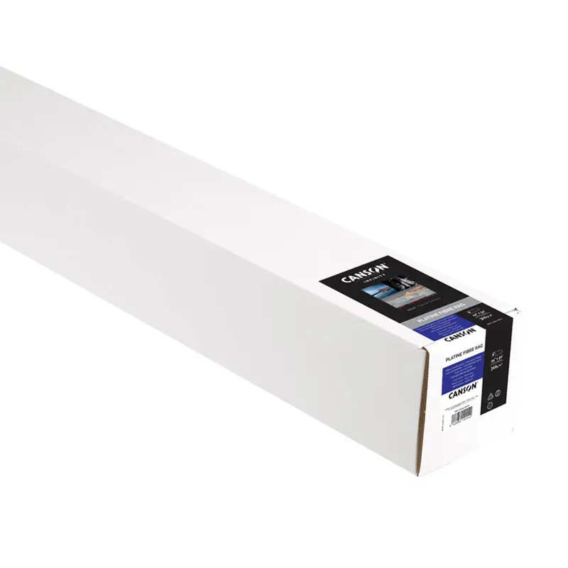 Canson Infinity Platine Fibre Rag Satin Inkjet Paper – 310Gsm, 17" × 39' Roll 1