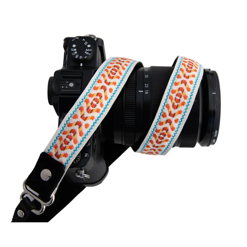 Capturing Couture 1-Inch Wide Camera Strap – Premium Woven Nylon Strap In Sedona Pattern 1