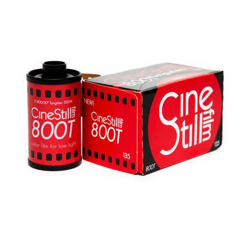 Cinestill 800T Tungsten-Balanced Color Negative Film – 35Mm, 36 Exp 1