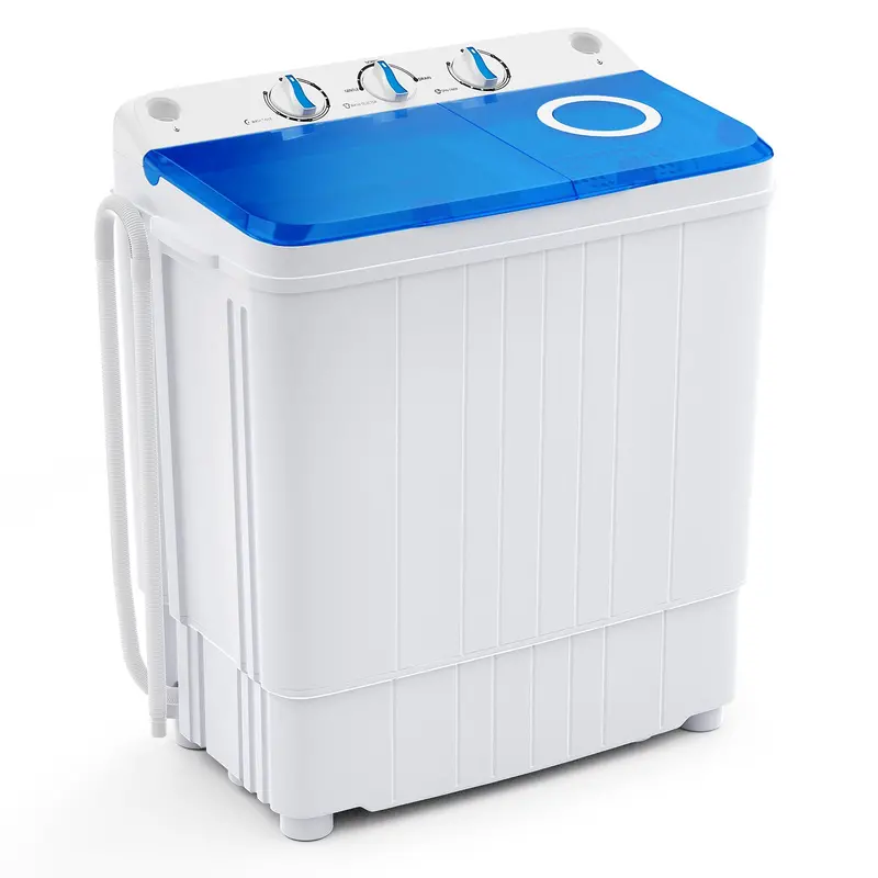 Compact 17.6 Lb Portable Washing Machine – Includes Drain Pump For Easy Setup 1