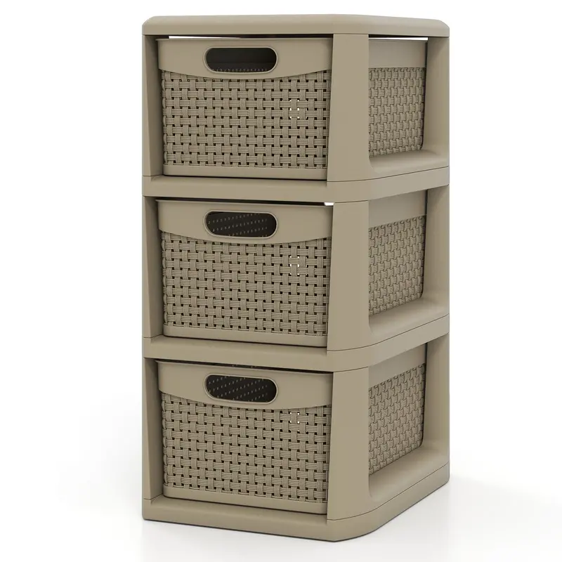 Compact 3-Drawer Counter Or Under-Desk Organizer For Office Use – Giantex 1