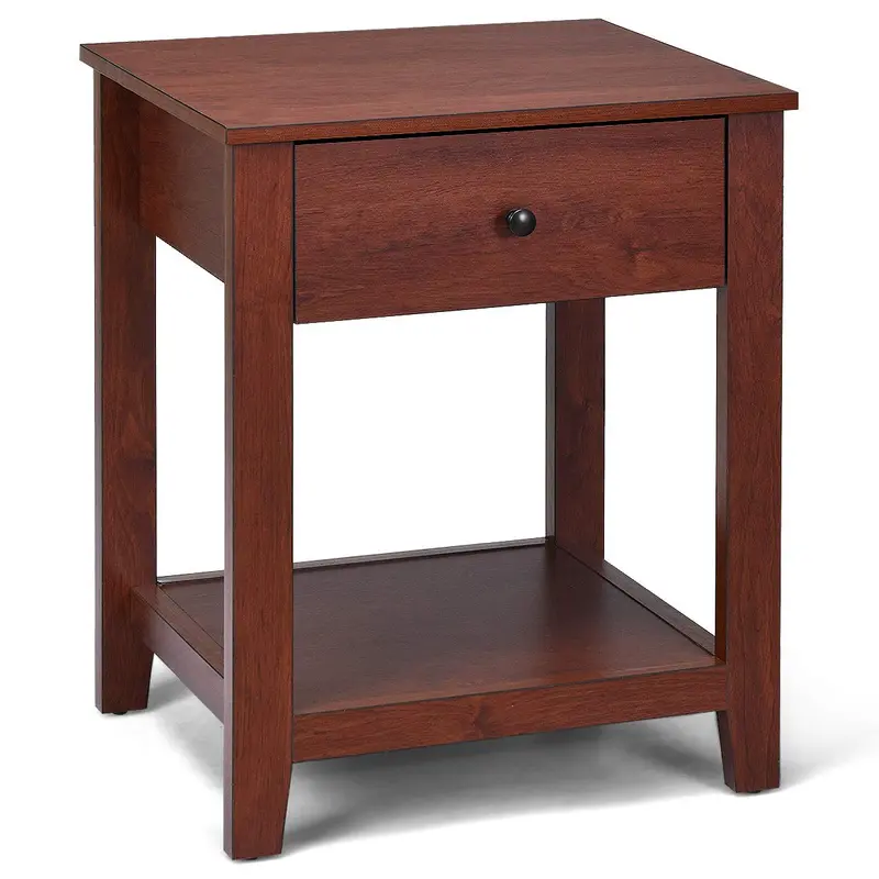 Contemporary Espresso Accent End Table With Clean Lines And Compact Footprint 1