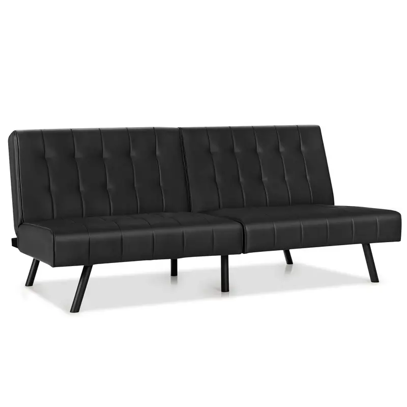 Convertible Futon Sofa Bed – Modern Sleeper Couch With Dual-Function Design 1