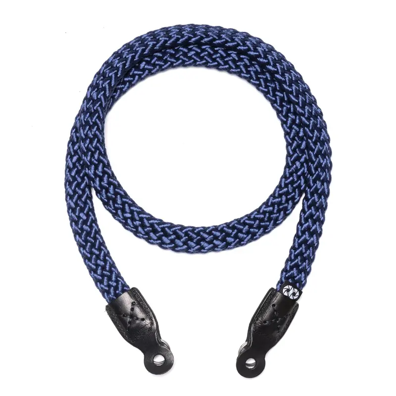 Cooph Braided Camera Strap – 49.2 Inch (125 Cm), Navy Blue With Split Ring 1