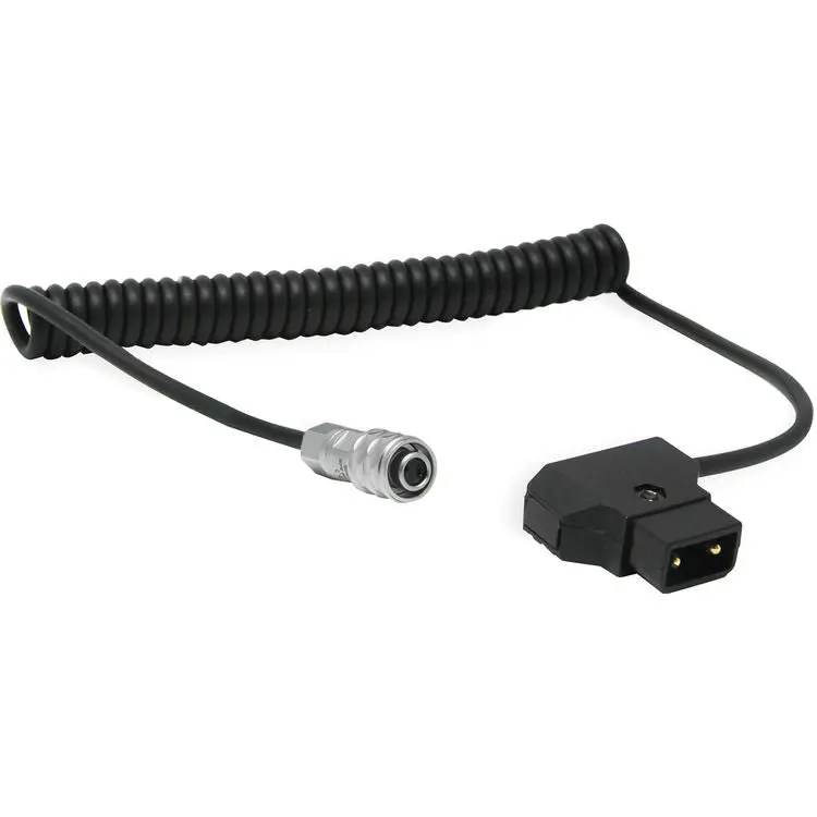 Coreswx Coiled D-Tap To 2-Pin Cable – Designed For Blackmagic Pocket Cinema Camera 4K (18"–48") 1