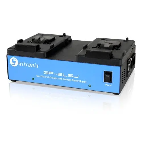 Coreswx Gp-2Lsj Dual V-Mount Battery Charger With Lcd Display 1