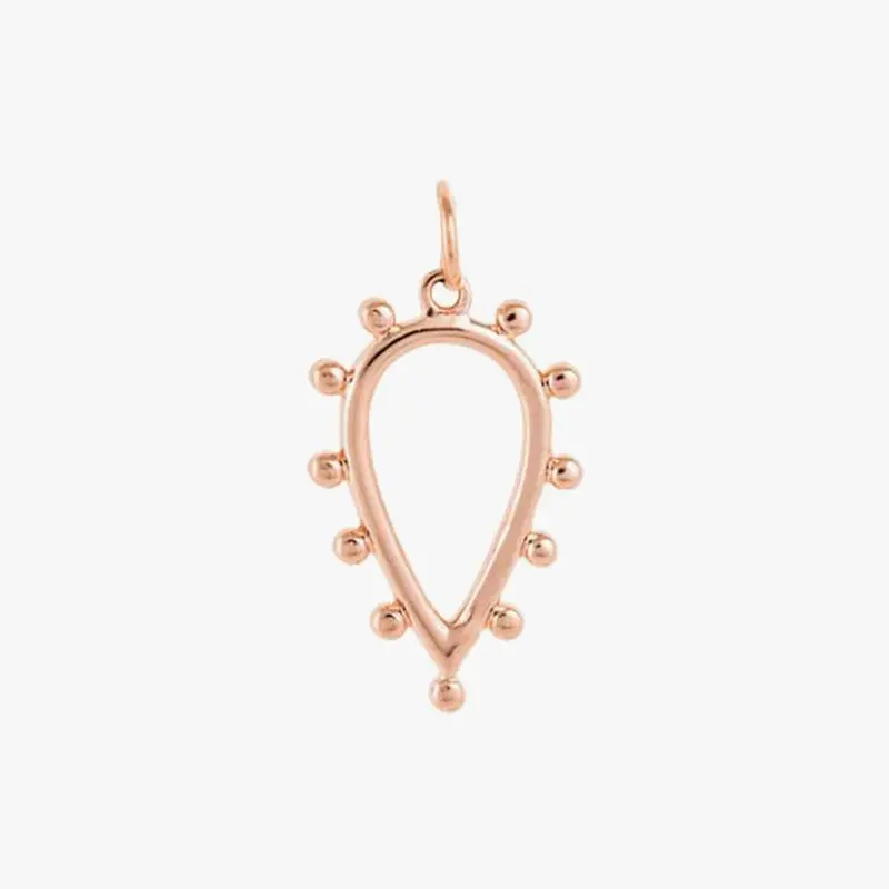 Crystal-Embellished Open Heart Pendant Necklace 1
