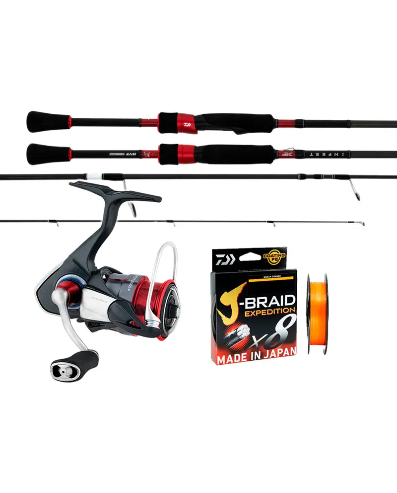 Daiwa Infeet X 26 & Infeet S 23 Spinning Rod And Reel Bundles 1