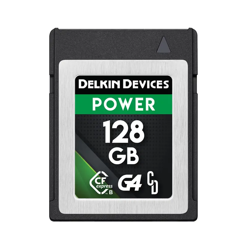 Delkin Devices Power Cfexpress Type B Card (128Gb) With Usb-C Reader Bundle – Gen 4 Speed 1
