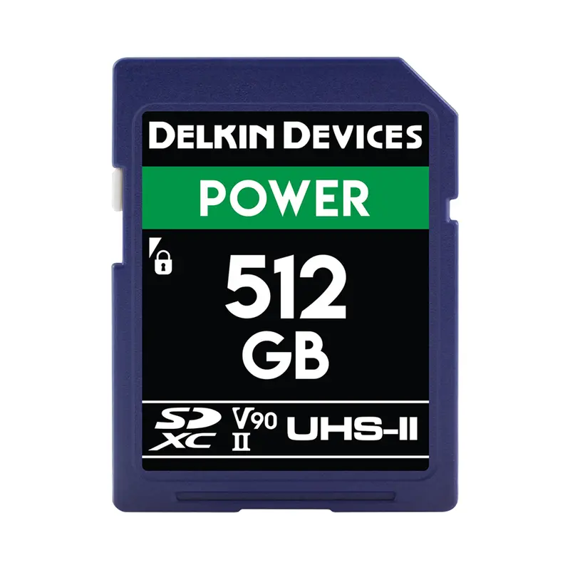 Delkin Power 512Gb Uhs-Ii Sdxc Memory Card – V90/U3 Rated For 4K Video 1