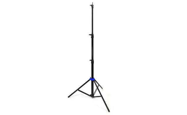 Drop Light Stand – Extendable 9-Foot Aluminum Pole 1