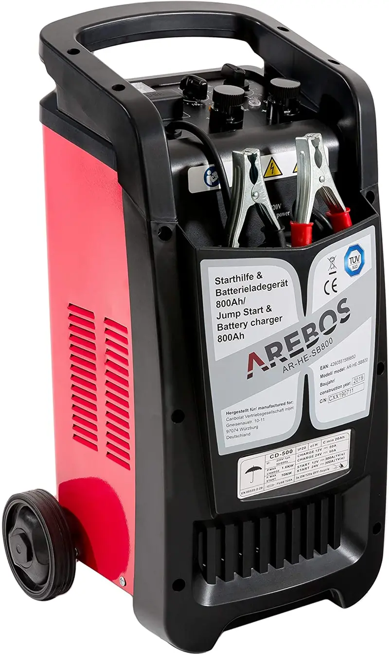 Dual-Voltage (12V/24V) Jump Starter And Smart Battery Charger – Up To 800Ah Capacity With Boost Function 1