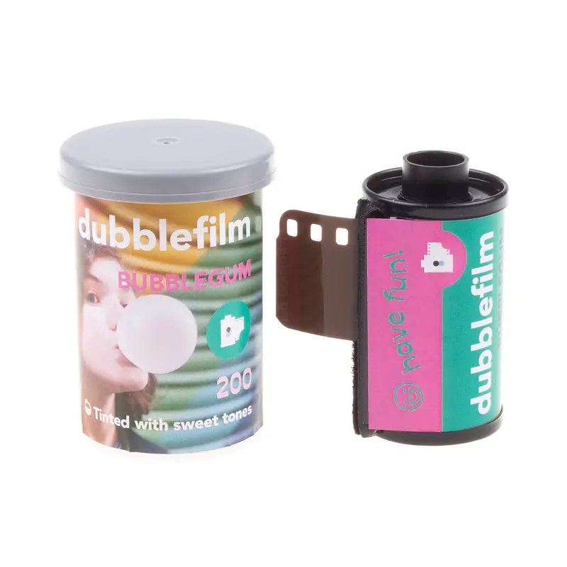 Dubblefilm Bubblegum 200 Color Negative Film – 35Mm, 36 Exposure Roll 1