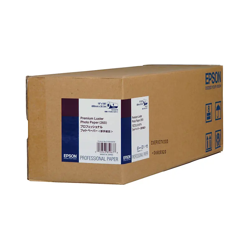 Epson Premium Luster Photo Inkjet Paper Roll – 16" Width × 100' Length 1
