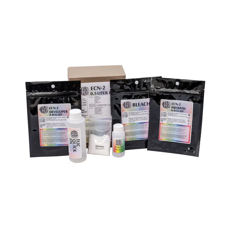 Flic Film Ecn-2 Cinematic Film Processing Kit – 0.5L Solution For 8 Rolls Of 35Mm Motion Picture Film 1