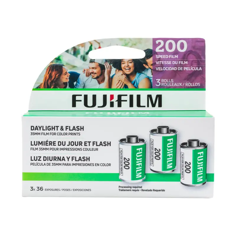 Fujifilm Fujicolor 200 35Mm Color Negative Film – 36-Exposure Roll (3-Pack) 1