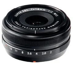 Fujifilm Xf 18Mm F/2 R Pancake Lens For X-Series Mirrorless Cameras 1