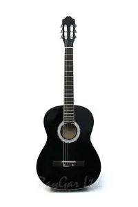 Full-Size 4/4 Acoustic Guitar Pack – Beginner Classical Set In Black 1