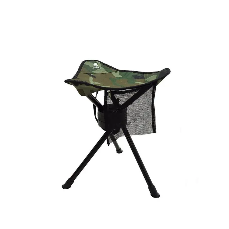 Geertop 360° Rotating Camouflage Folding Tripod Camping Chair 1