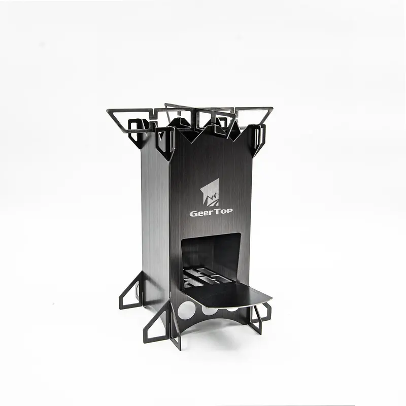 Geertop High-Efficiency Ultralight Rocket Stove For Backcountry Use 1
