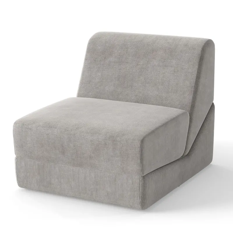 Giantex 3-In-1 Convertible Sofa Bed – Fold-Out Sleeper Chair With Ergonomic Back Support And Dense Foam 1