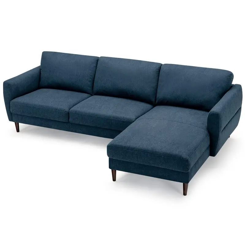 Giantex 3-Seat Sectional Sofa Set With Chaise – Modular L-Shaped Living Room Couch 1