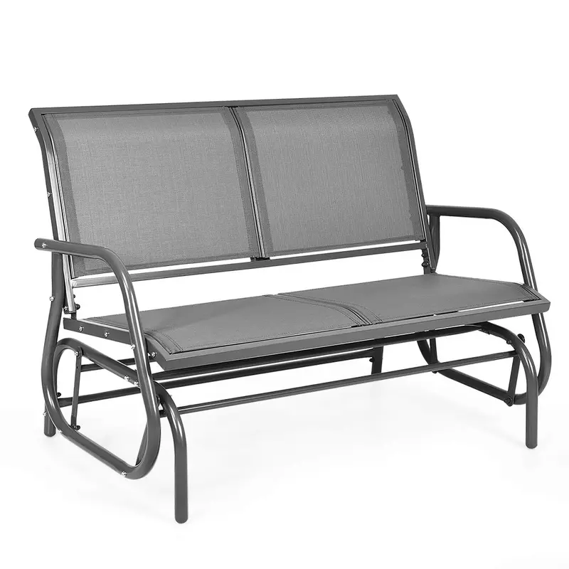 Giantex 48-Inch Swing Glider Chair With Spacious Seating Area 1