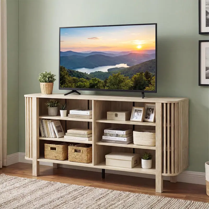 Giantex 59-Inch Tv Stand – Modern Entertainment Center For Tvs Up To 55 Inches 1