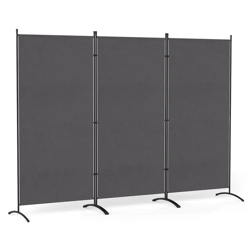 Giantex 6-Foot 3-Panel Folding Room Divider – Portable Privacy Screen For Home Or Office Use 1