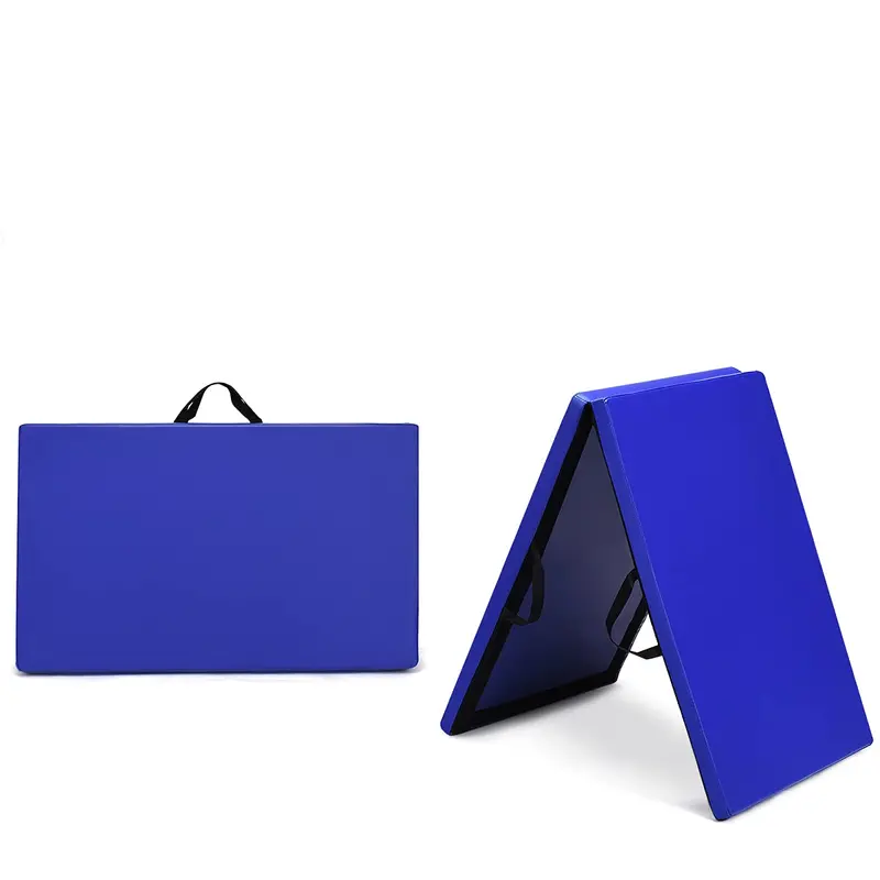 Giantex 6 Ft X 2 Ft Foldable Gymnastics Mat With Carry Handles – Compact Exercise Mat For Home Or Studio 1